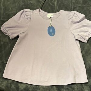 Lilac Puff Sleeve Top NWT